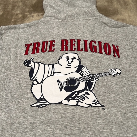 New mens 3XL TRUE RELIGION hoodie. Runs small, fits more like a 2XL - Picture 2 of 5